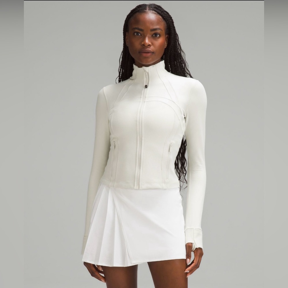 NWT Lululemon | Cropped Define Jacket | *Ribbed Nulu Shine Size 10